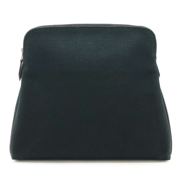 HERMES Black Leather Pouch - Picture 1 of 7